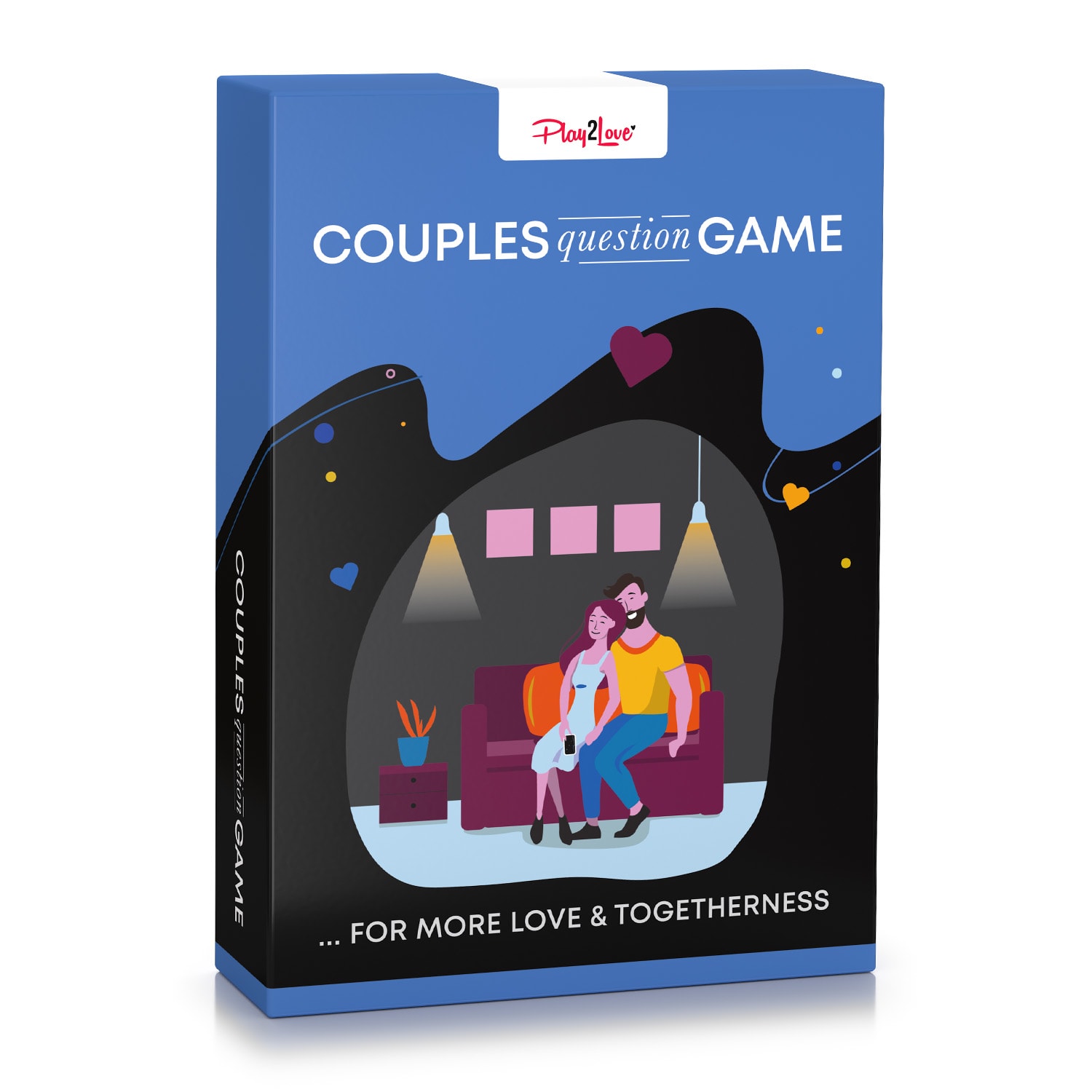 Spielehelden Couple Question Card Game - za više ljubavi i zajedništva, kartaška igra na engleskom jeziku
