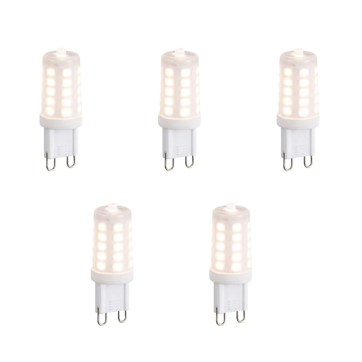 Set od 5 prigušivih G9 LED žarulja Opal 3W 250lm 3000K