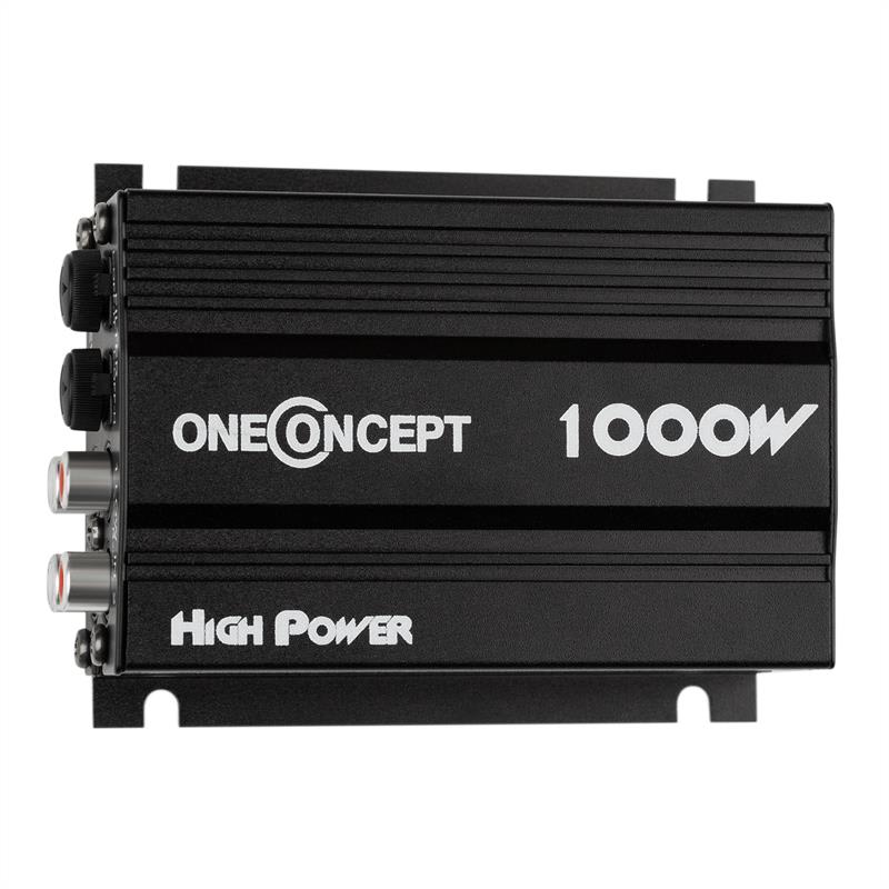 OneConcept Auna Compact 4-kanalno 600 W auto HiFi pojačalo - crno