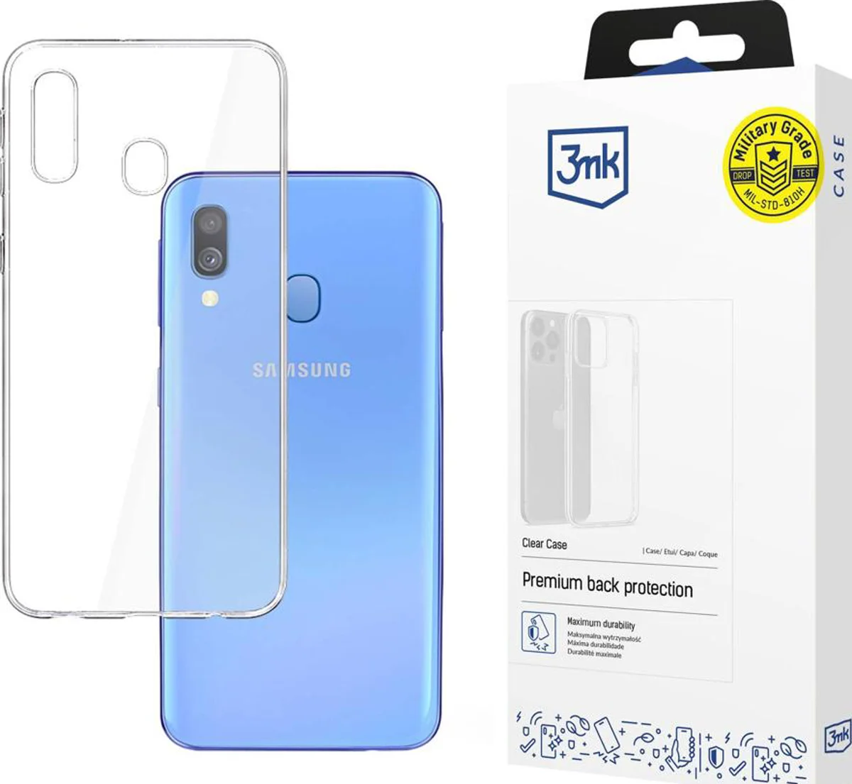 Maska 3MK Samsung Galaxy A40 - 3mk Clear Case