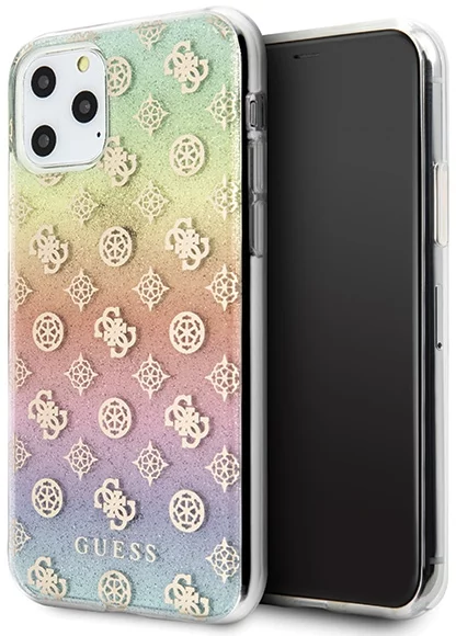 Maska Guess iPhone 11 Pro Multicolor Hardcase Iridescent Peony (GUHCN58PEOML)