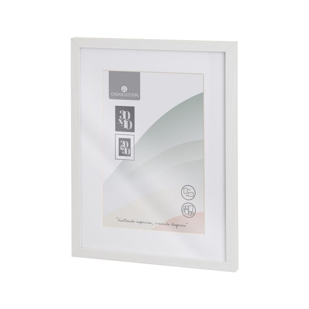 Bijeli viseći okvir 32x42 cm Sencillo – Casa Selección