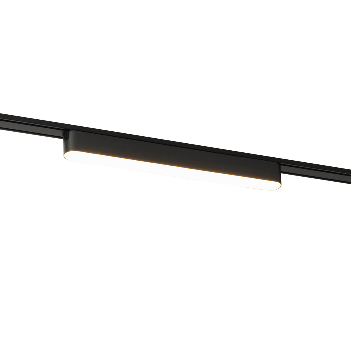 Moderno crno reflektorsko svjetlo na tračnici 1-fazno 10W 3000K - Magnetic Marra