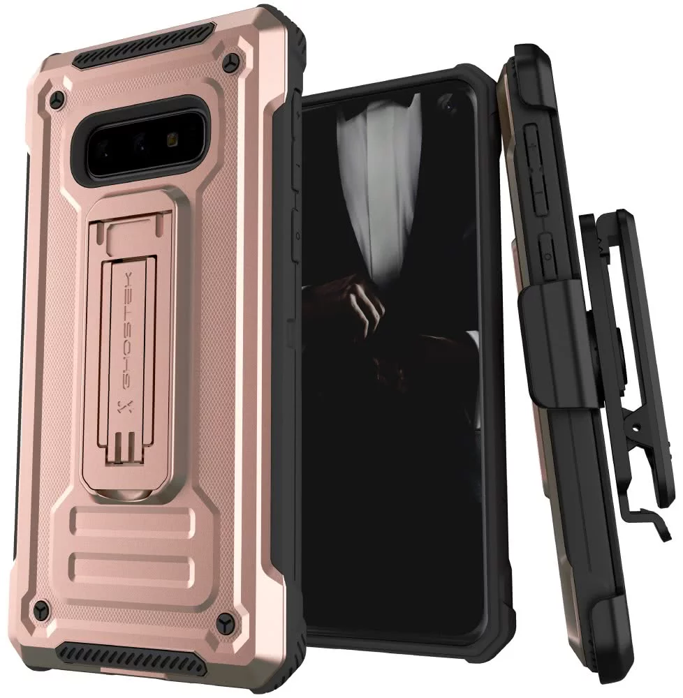 Maska Ghostek - Samsung Galaxy S10e Case Iron Armor Series 2, Rose Gold (GHOCAS2101)
