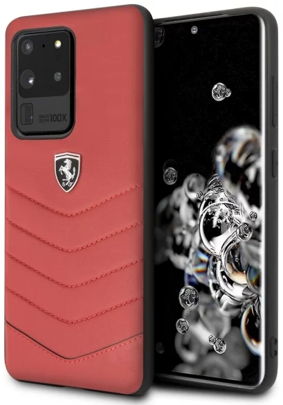 Maska Ferrari Hardcase S20 Ultra G988 Red Heritage (FEHQUHCS69RE)