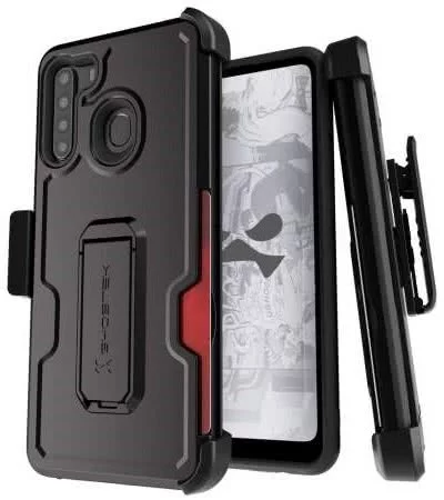 Maska GHOSTEK IRON ARMOR 3 SAMSUNG GALAXY A21 MATTE BLACK (GHOCAS2489)