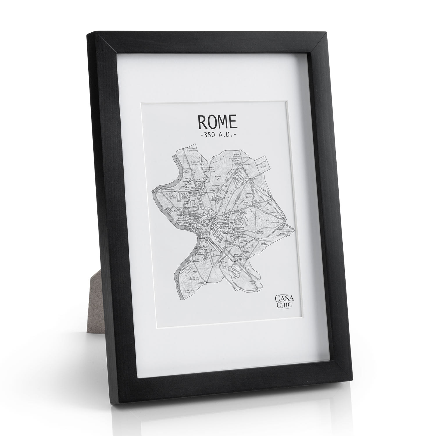 Casa Chic Brighton, okvir za slike, staklo, DIN A4 sa nosačem, pravo drvo