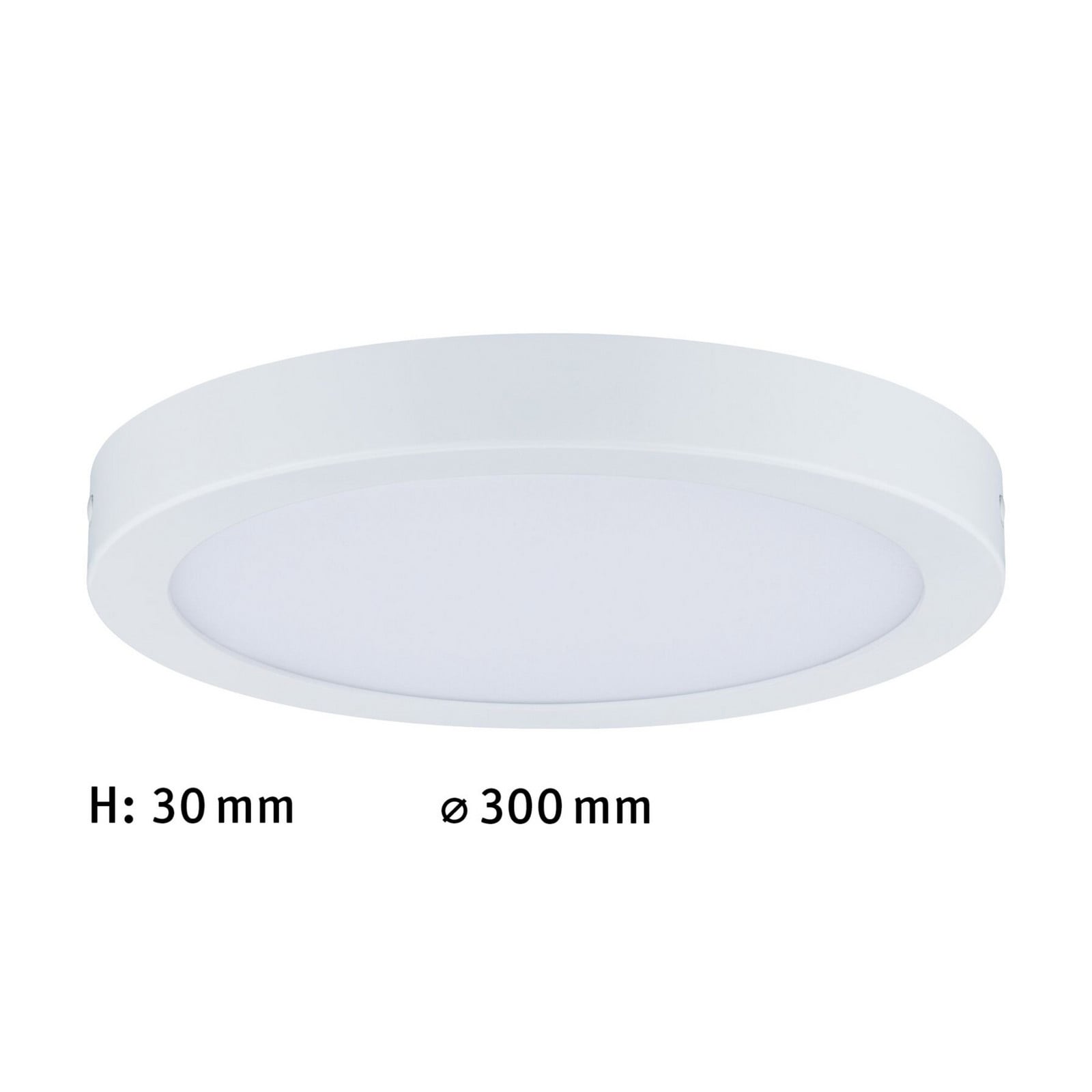 Paulmann Abia LED panel Ø 30cm 4.000K bijeli