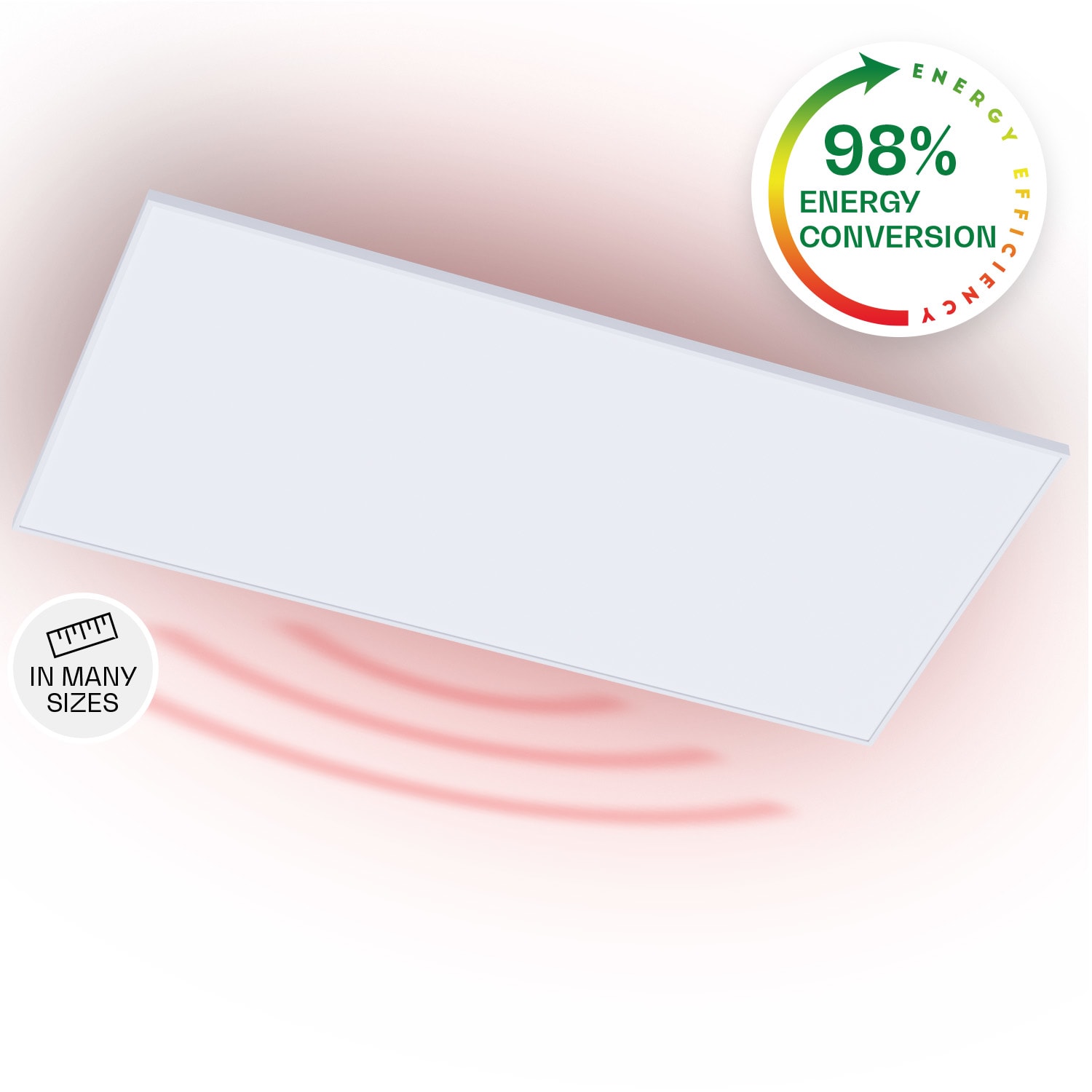 Klarstein Wondersky, infracrveni stropni grijač, 700W, 60 x 6 x 120 cm (Š x V x D),  IP44