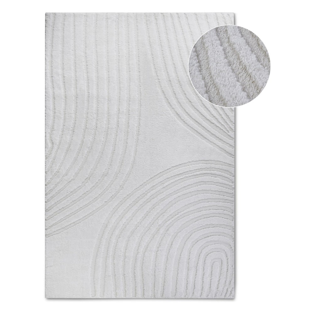 Krem tepih 80x120 cm Pigment Cream White – Elle Decoration