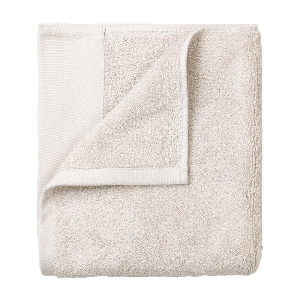 Krem pamučni ručnici u setu 4 kom od frotira 30x30 cm Riva – Blomus