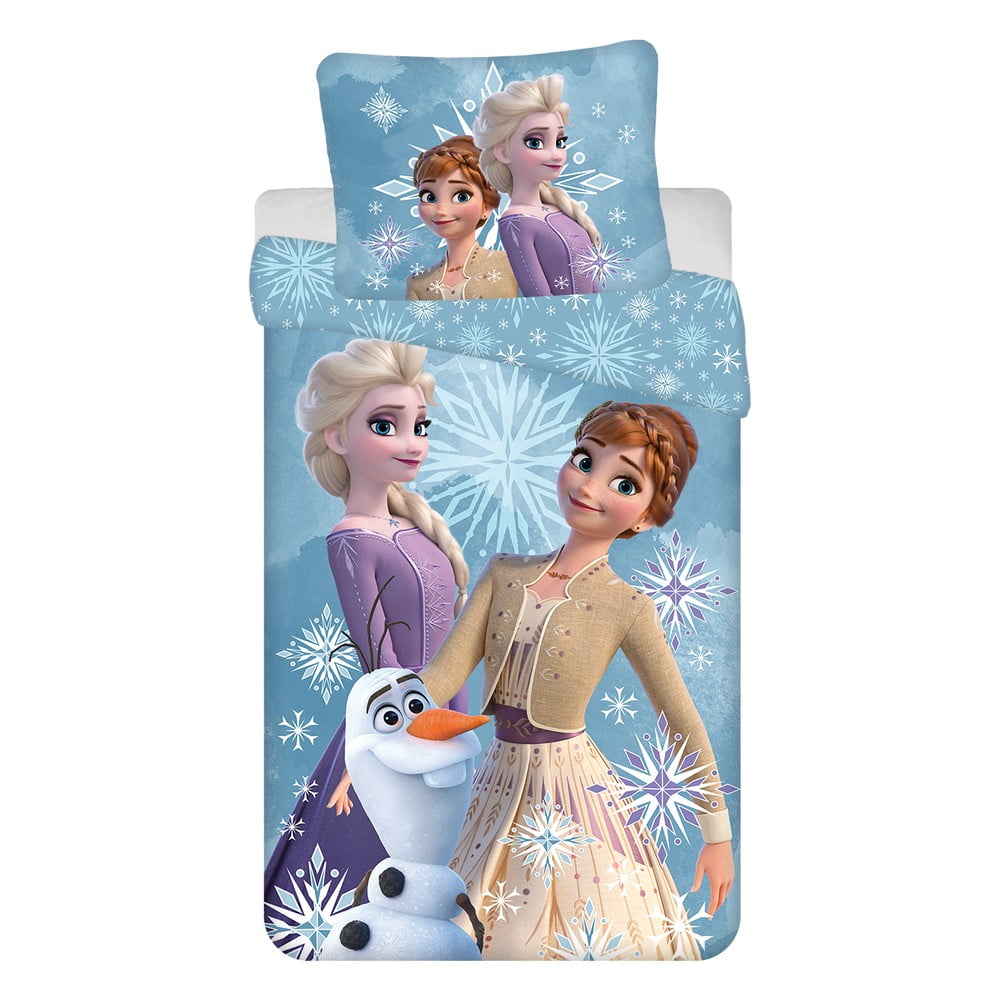 Pamučna dječja posteljina za krevet za jednu osobu 140x200 cm Frozen – Jerry Fabrics