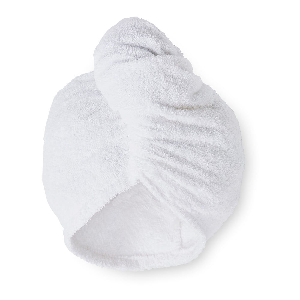 Bijeli brzosušeći pamučni ručnici za kosu u setu 2 kom 20x13 cm Quick Dry – Catherine Lansfield