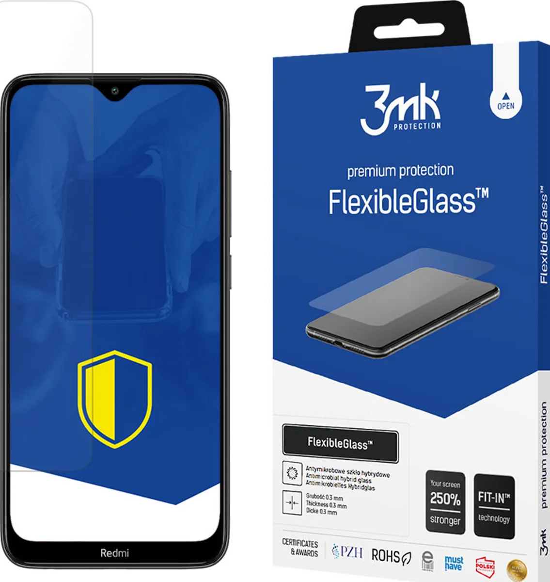 Zaštitno staklo 3MK FlexibleGlass Xiaomi Redmi 8A Hybrid Glass