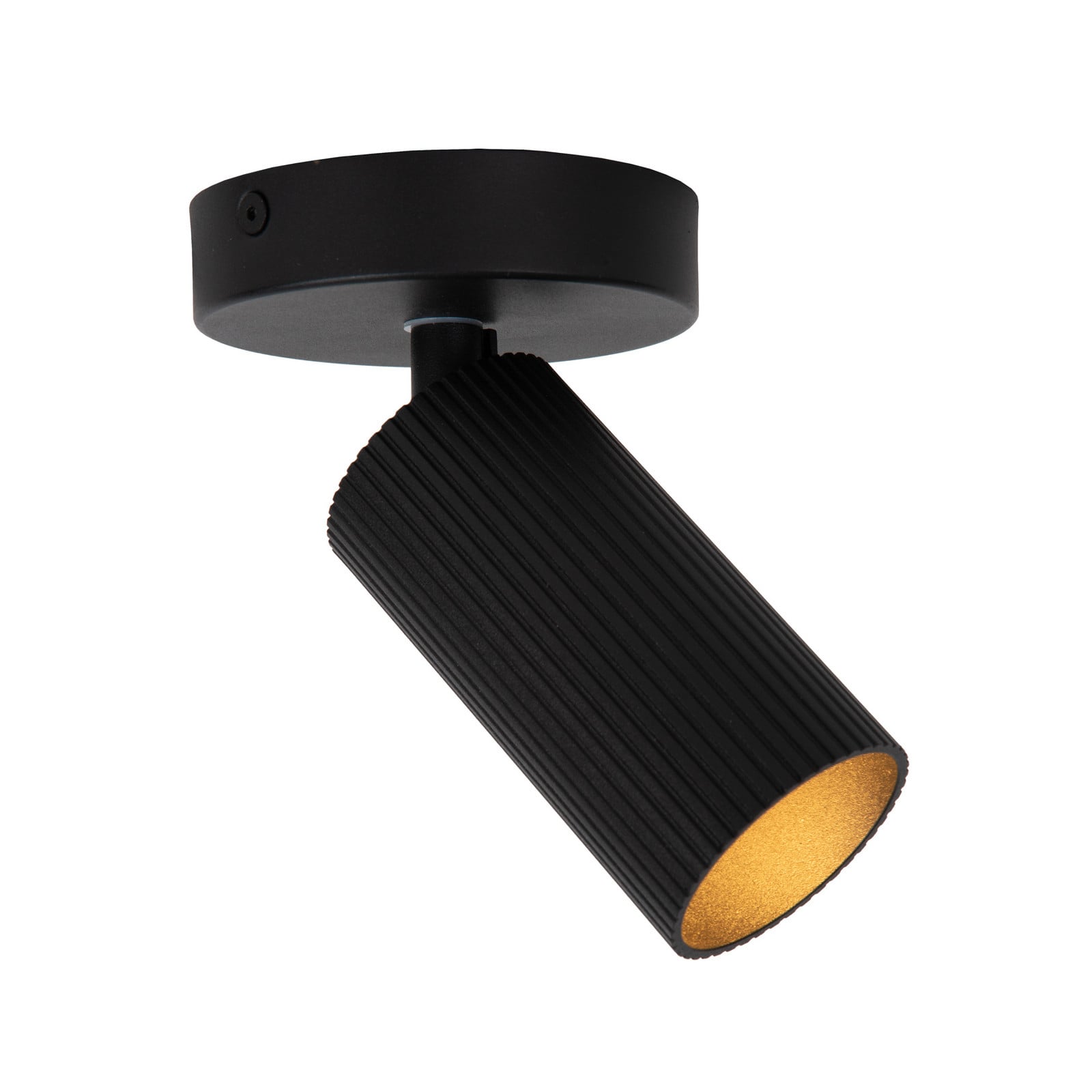 Club stropni reflektor, jedna žarulja, crni