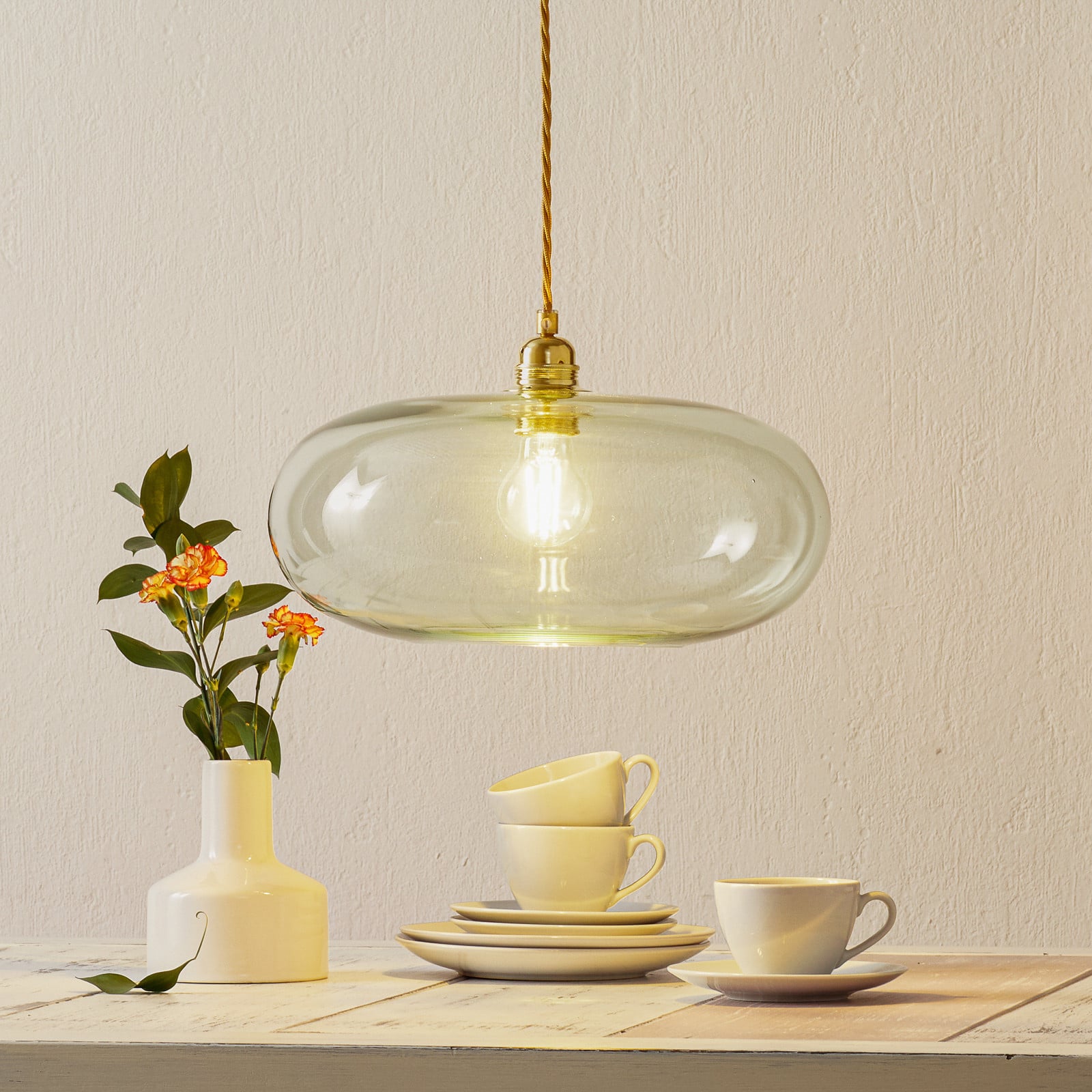 EBB & FLOW Horizon viseća lampa zlatni dim Ø 36 cm