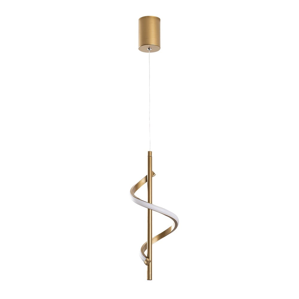 LED viseća svjetiljka u zlatnoj boji ø 16 cm Likma – Opviq lights