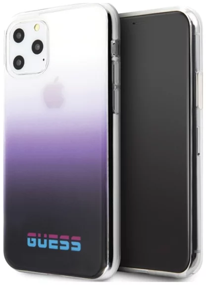 Maska Guess iPhone 11 Pro Max Gradient Purple Hard Case California (GUHCN65DGCPI)
