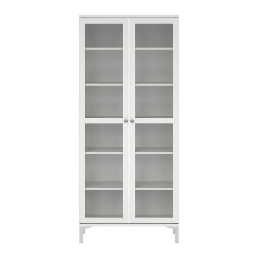 Bijela vitrina 89x203 cm Roma – Tvilum