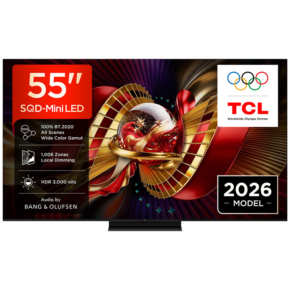 TCL SQD Mini-LED TV 55" 55C8L, Google TV