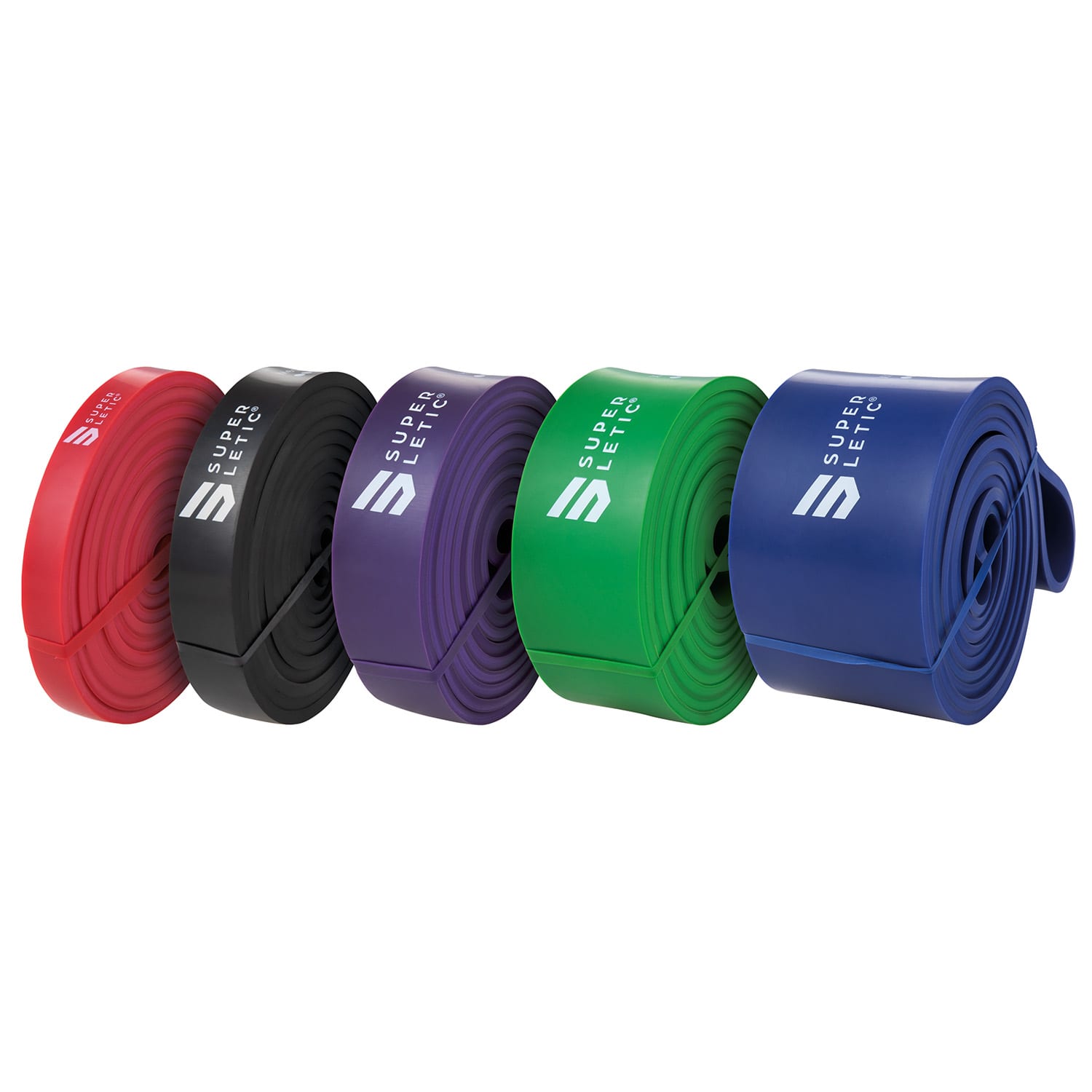 Capital Sports Uros Powerbands, set od 5 dijelova, fitnes guma, petlja, 100% lateks