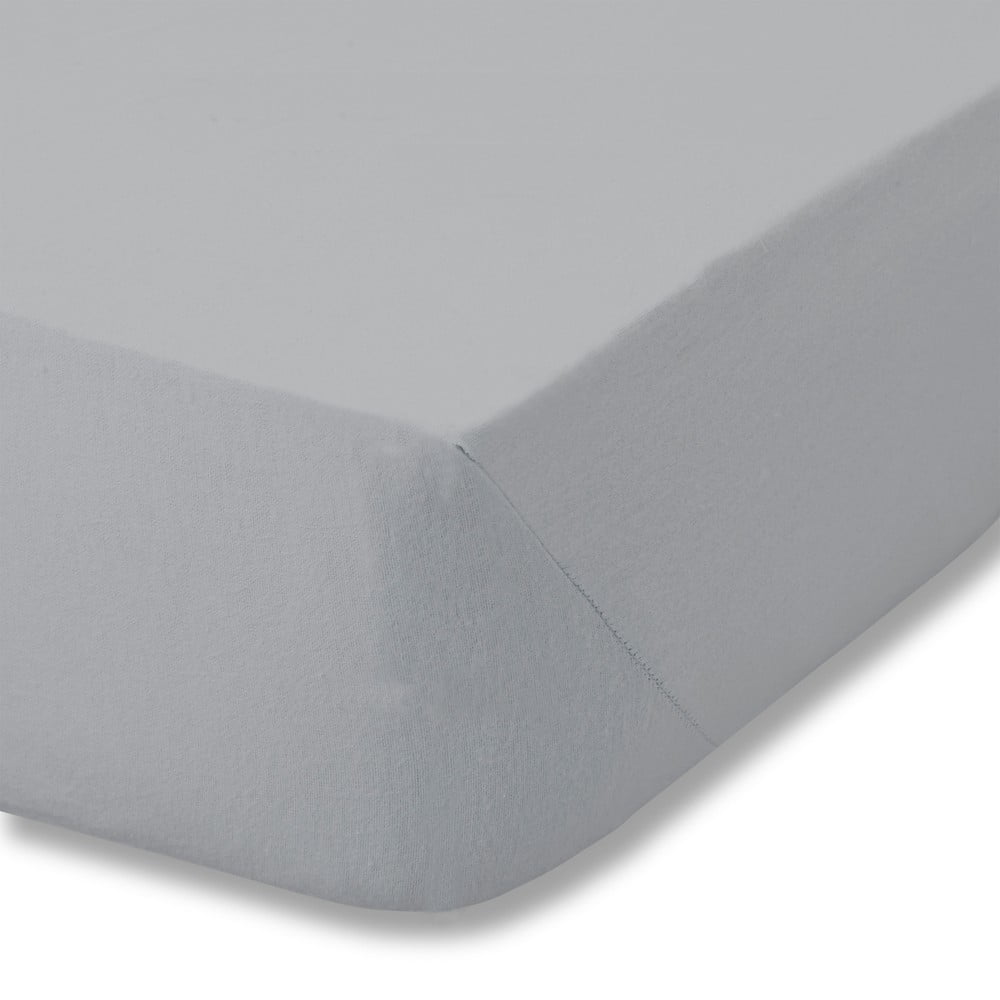 Siva flanelska plahta s gumom 150x200 cm Brushed – Catherine Lansfield