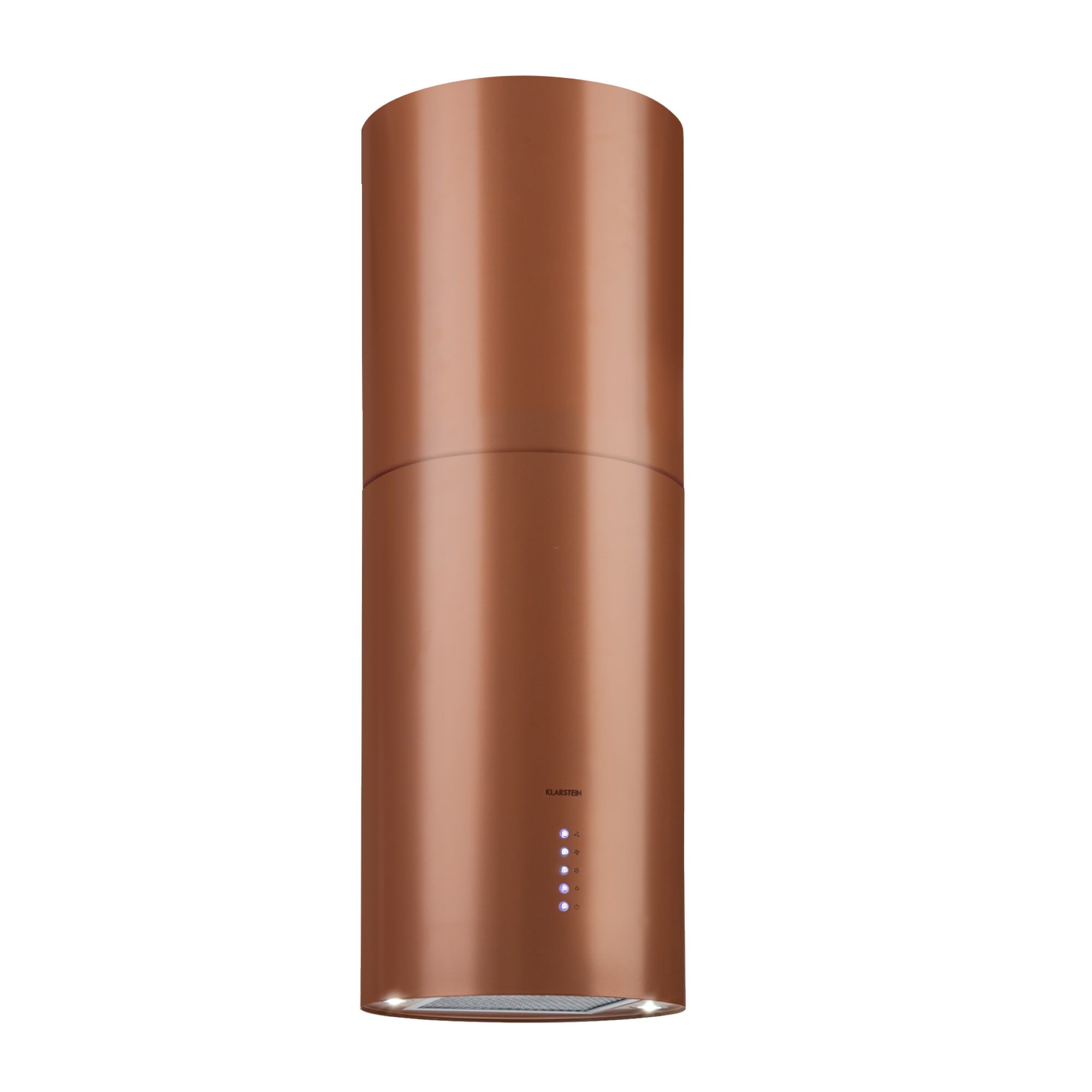 Klarstein Beretta, otočna napa, Ø 35 cm, recirkulacija, 650m³/h, LED, nehrđajući čelik