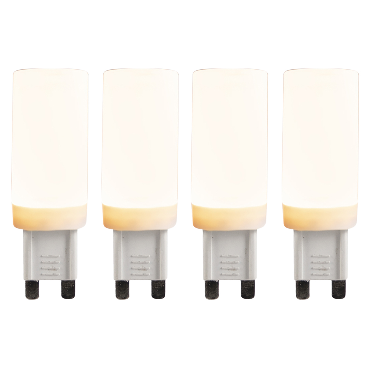 Set od 4 G9 LED žarulja s 3-stupanjskom regulacijom svjetla 4,5W 500lm 2700K