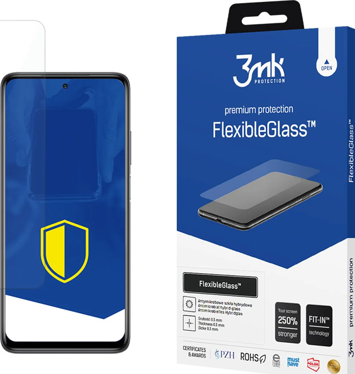 Zaštitno staklo 3MK FlexibleGlass Xiaomi Mi 10T Lite 5G Hybrid Glass