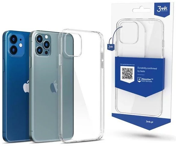 Maska 3MK Apple iPhone 12 Max/12 Pro - 3mk Clear Case