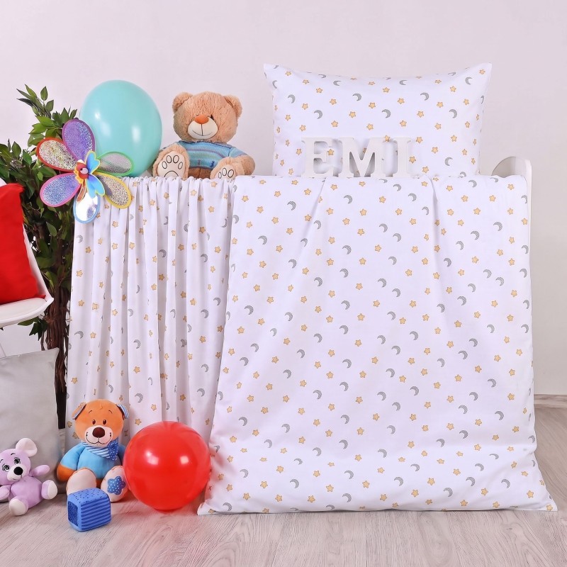 Pamučna posteljina Moonlight EMI, Dječji set 90x130 + 45x65