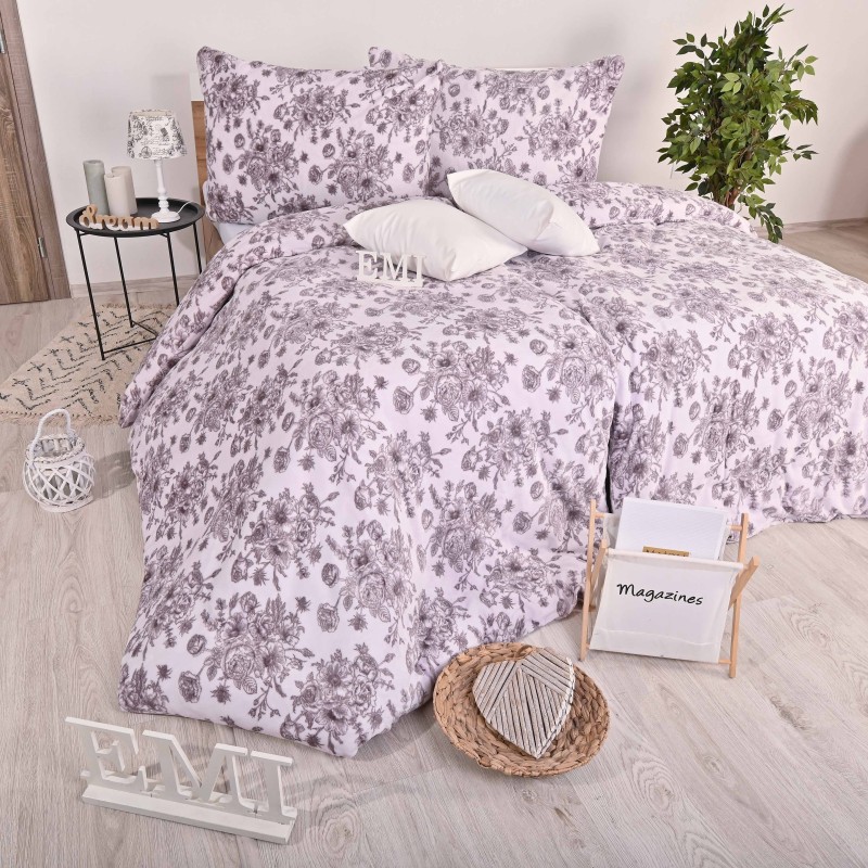 Posteljina od mikropliša Renna EMI, Standardni krevet za jednu osobu uključuje 1x 140x200 + 1x 70x90