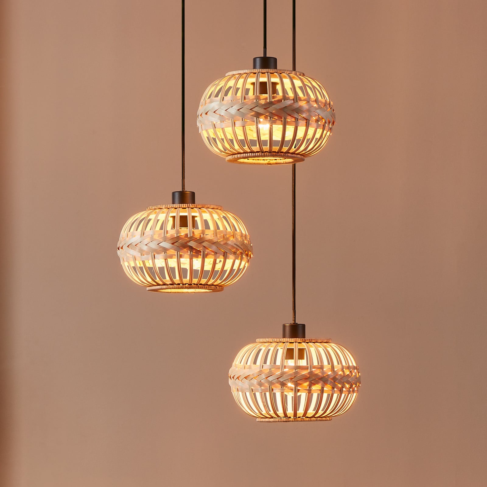 EGLO Amsfield 1 viseća lampa, tri žarulje, okrugla