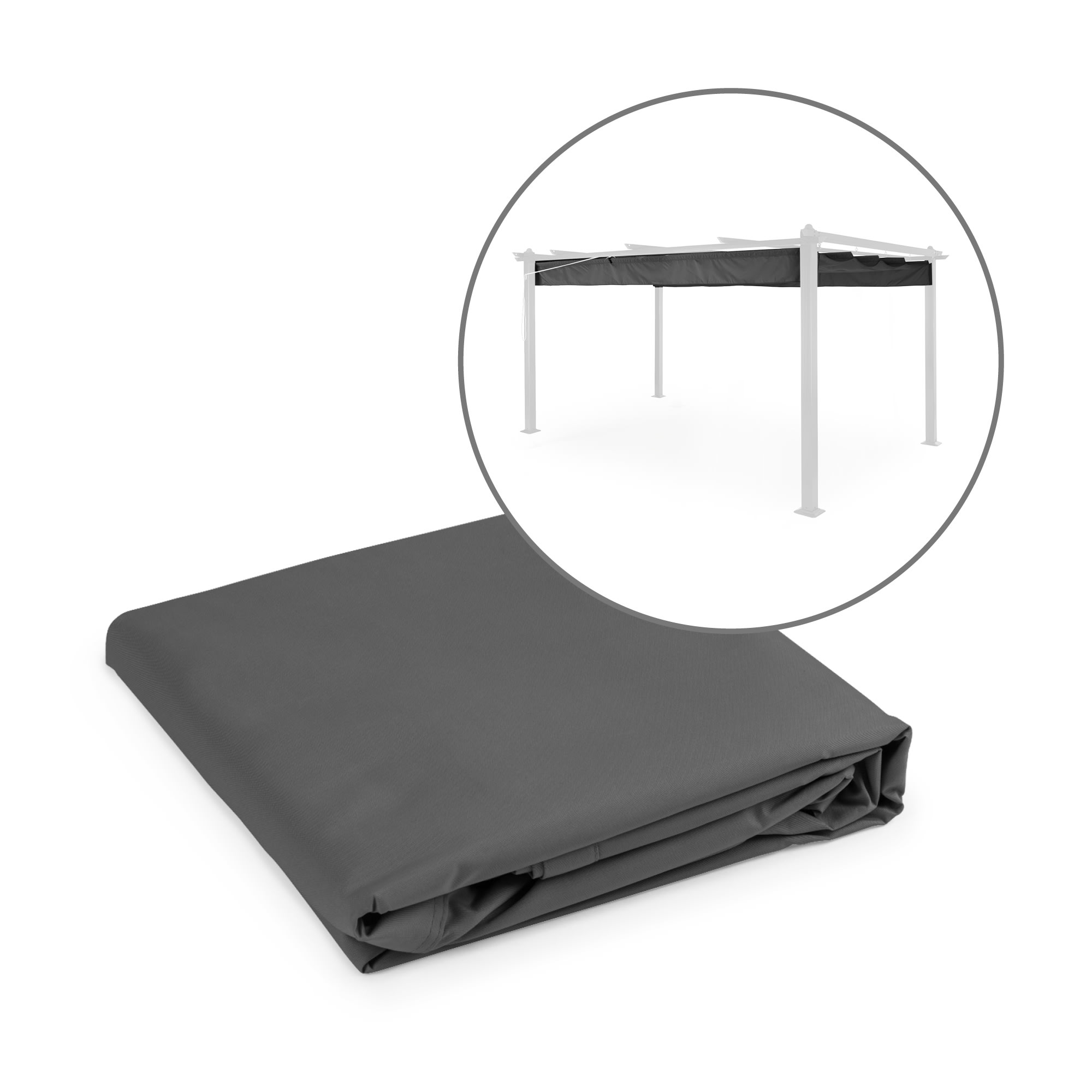 Blumfeldt Pantheon Pergola 3x4 SP Krov sivi