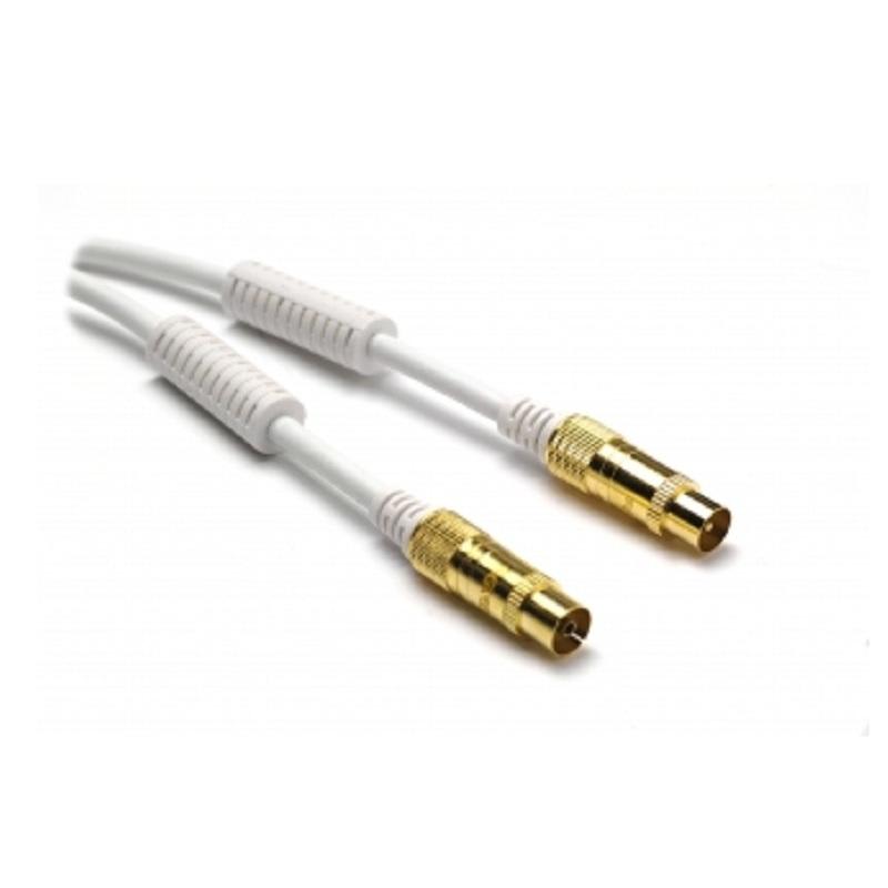 G&BL Antenski kabel, bijeli, 7,5 m