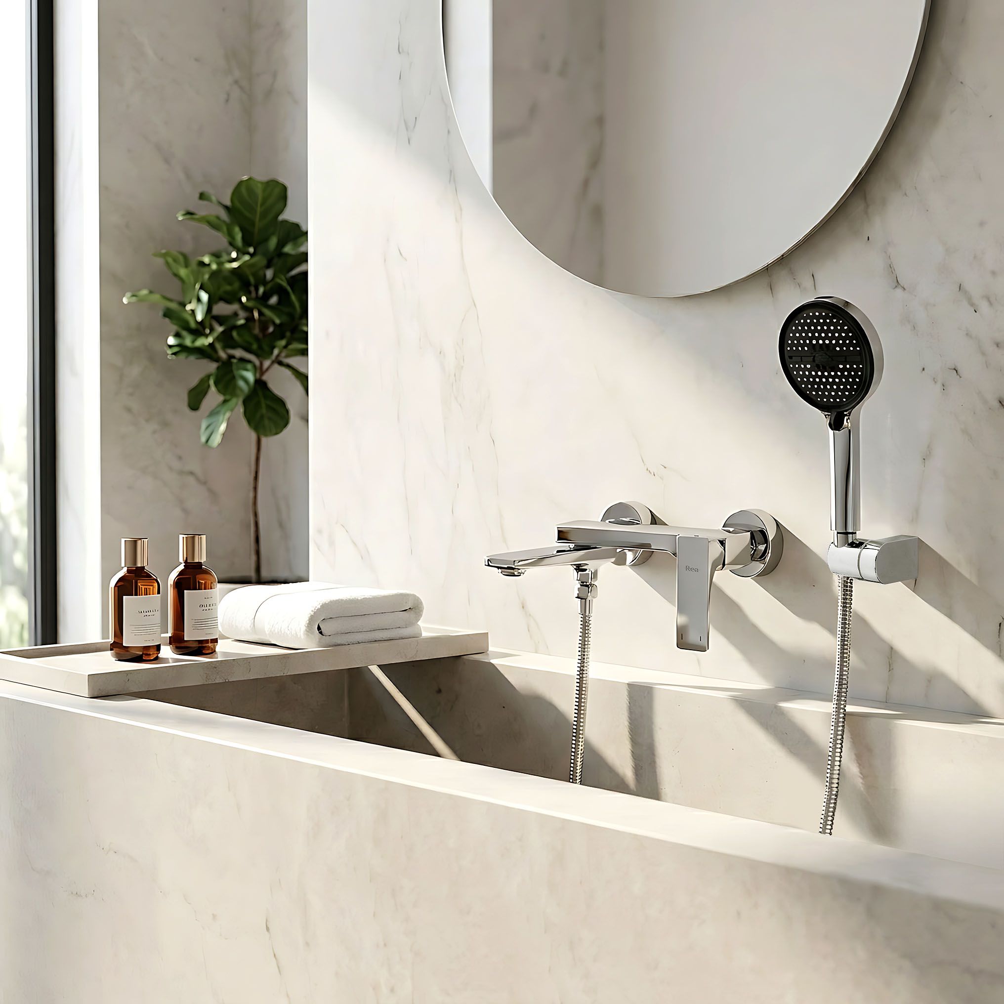 PREMIUM Rea Prime Chrome slavina za kadu