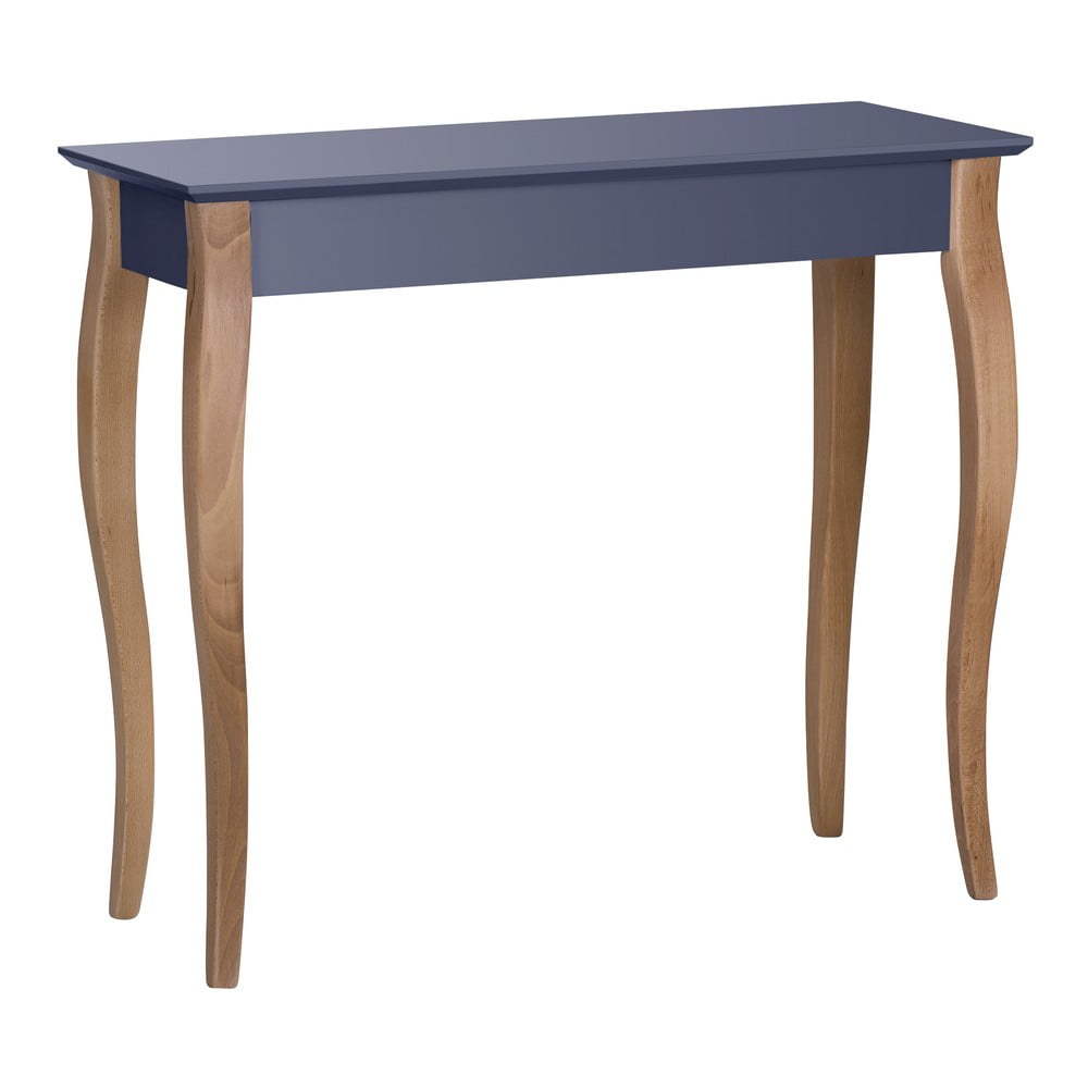 Grafitno sivi pomoćni stolić Ragaba Console, dužine 85 cm