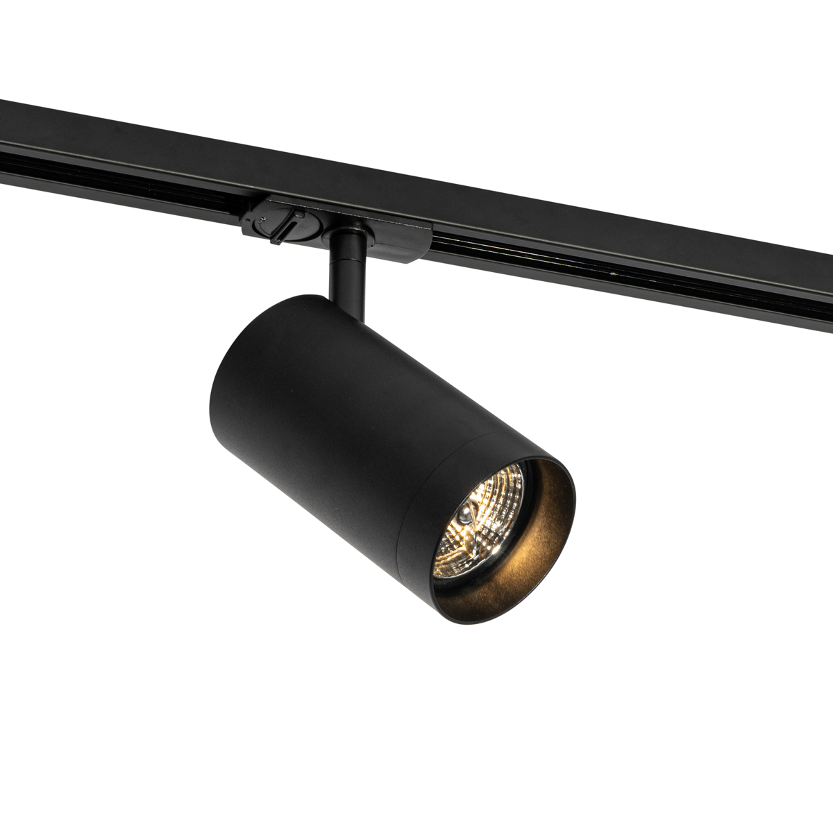 Moderni crni reflektor za 1-fazni sustav tračnica 70 mm - Iconic Jeana Luxe