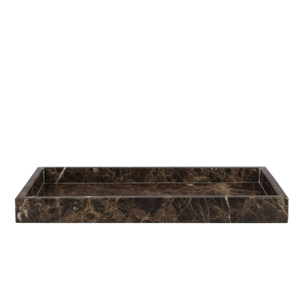 Mramoran ukrasni pladanj 16x31 cm Marble – Mette Ditmer Denmark