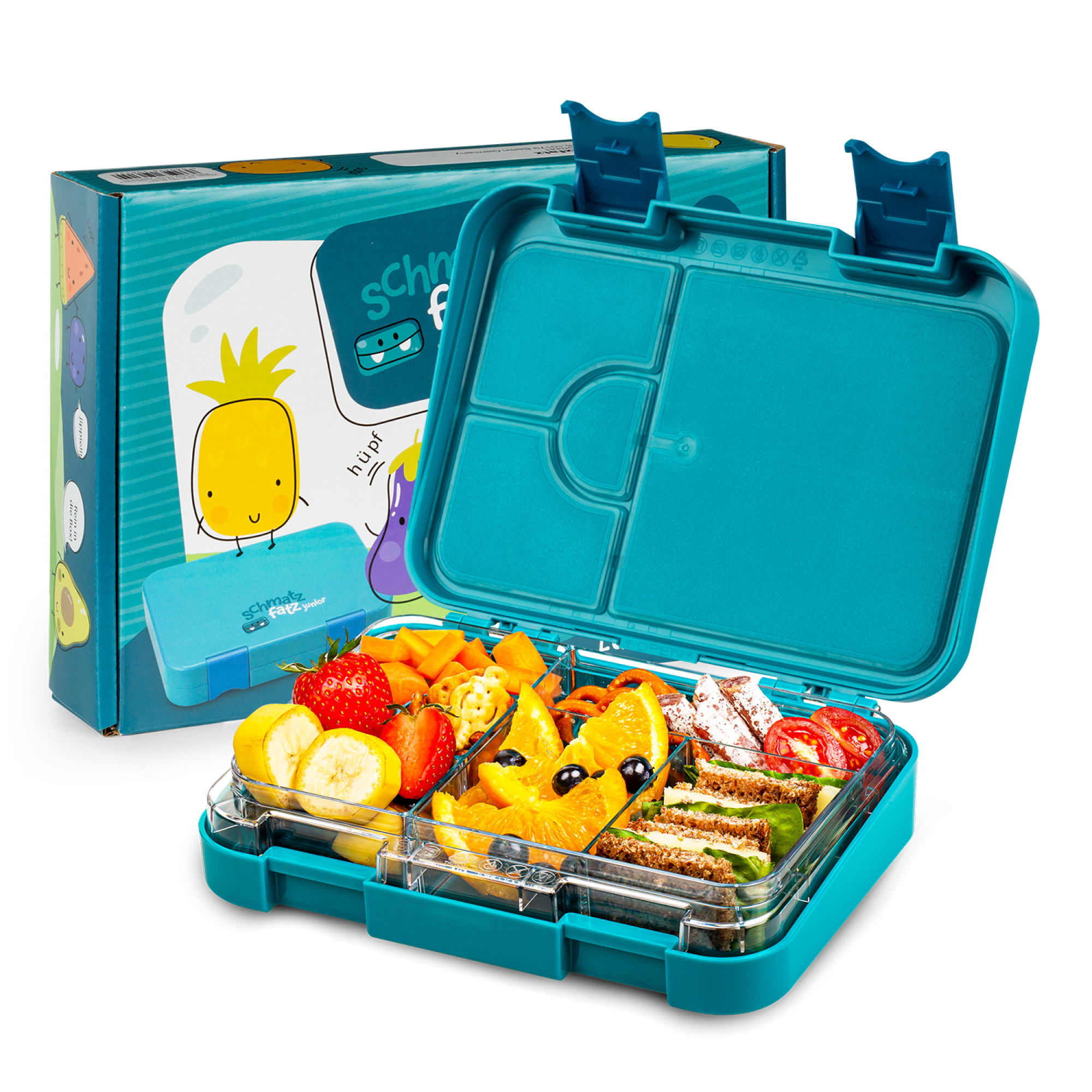 Klarstein Junior Lunchbox, 6 pretinaca, 21,3 x 15 x 4,5 cm (Š x V x D), bez BPA