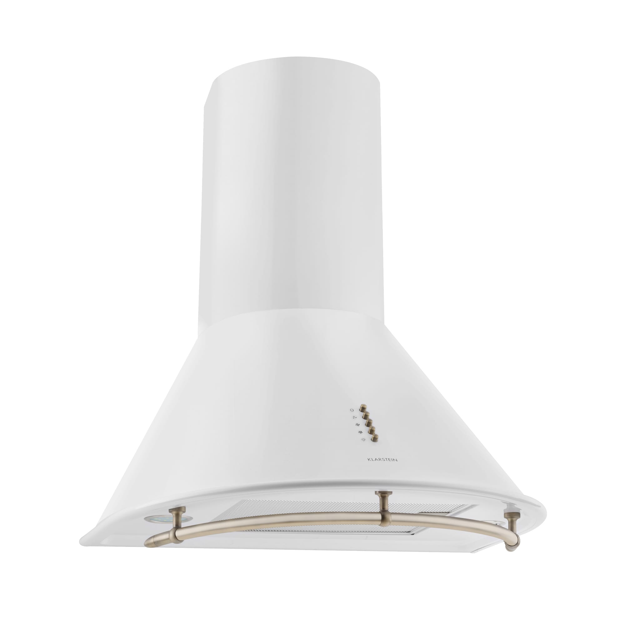 Klarstein Lumio Neo, bijeli, 60 CM, 610 M3/H, RETRO USISAVAČ PARA ZA DIMNJAK