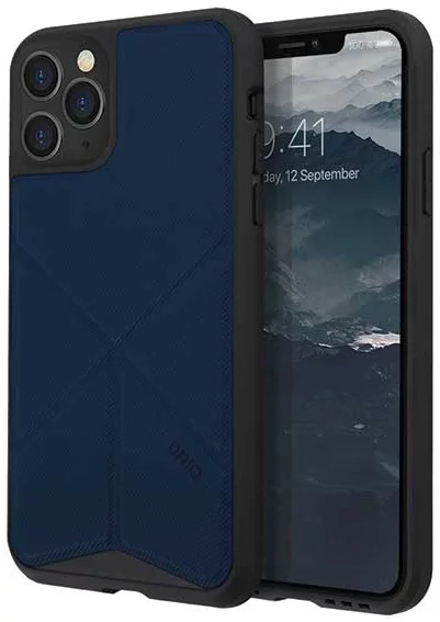 Maska UNIQ  iPhone 11 Pro navy panther (UNIQ-IP5.8HYB(2019)-TRSFBLU)