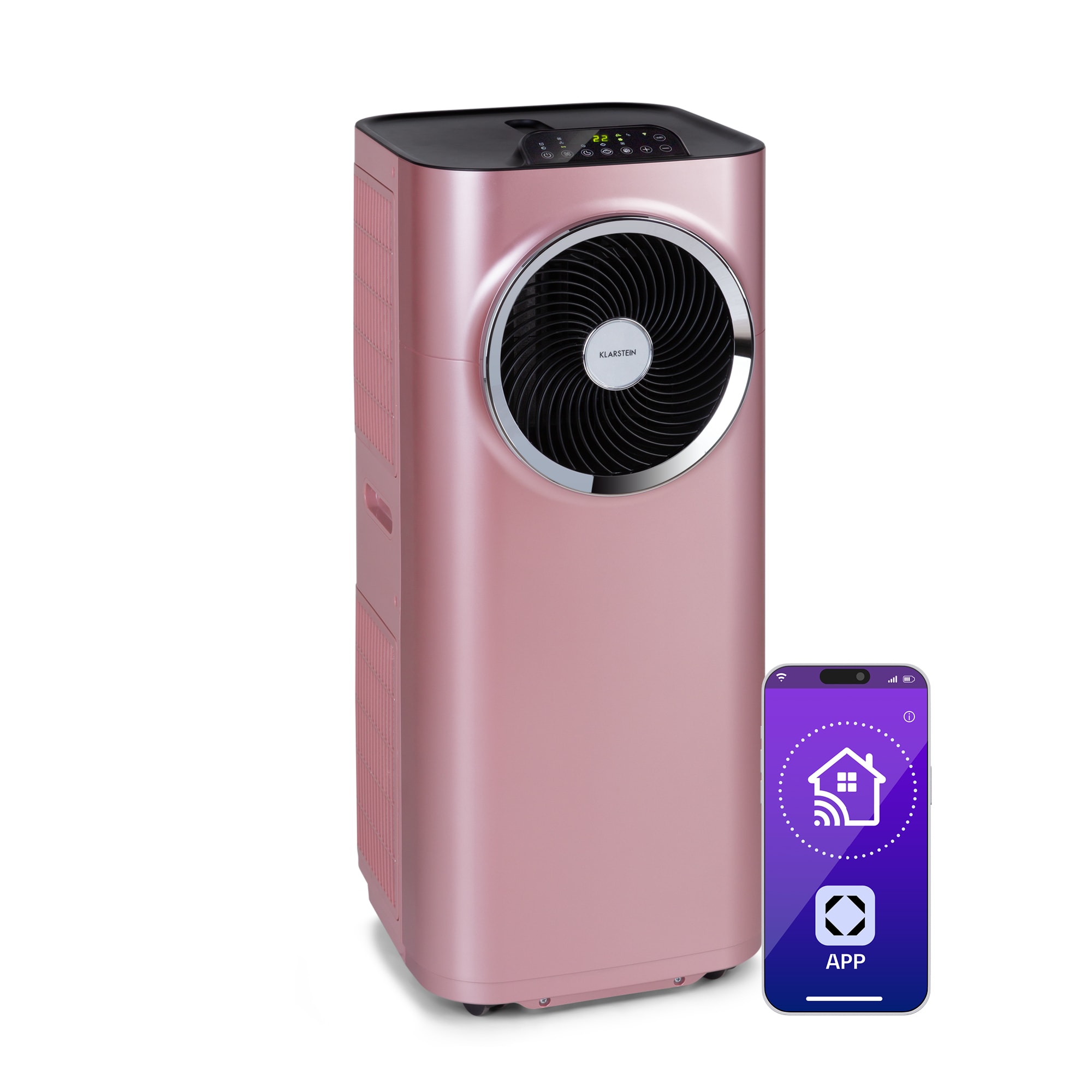 Klarstein Kraftwerk Smart 10K, prijenosna klima, 3 u 1, 10000 BTU, upravljanje aplikacijom, daljinsko upravljanje