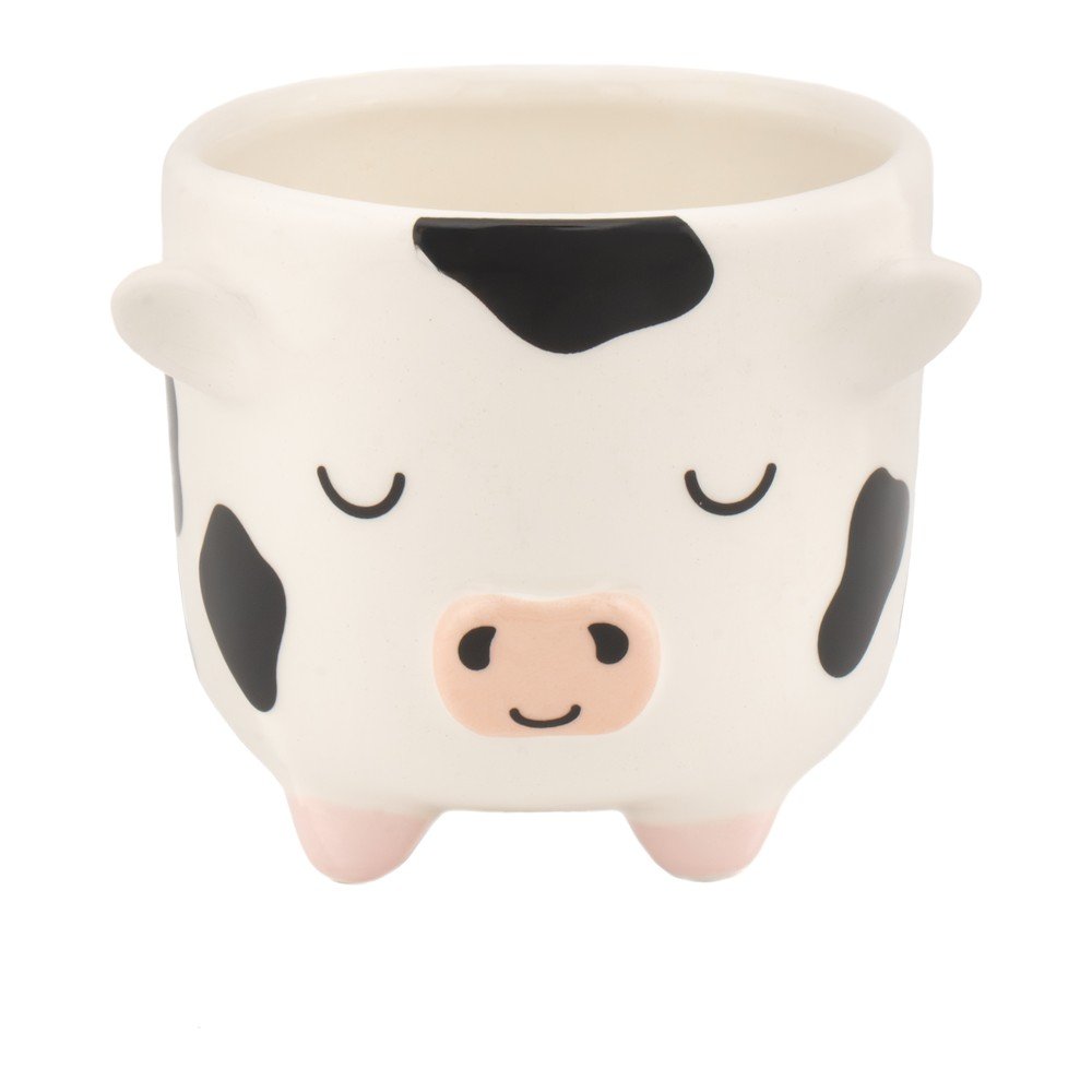 Keramička ukrasna tegla za cvijeće ø 7,5 cm Cow – Sass & Belle