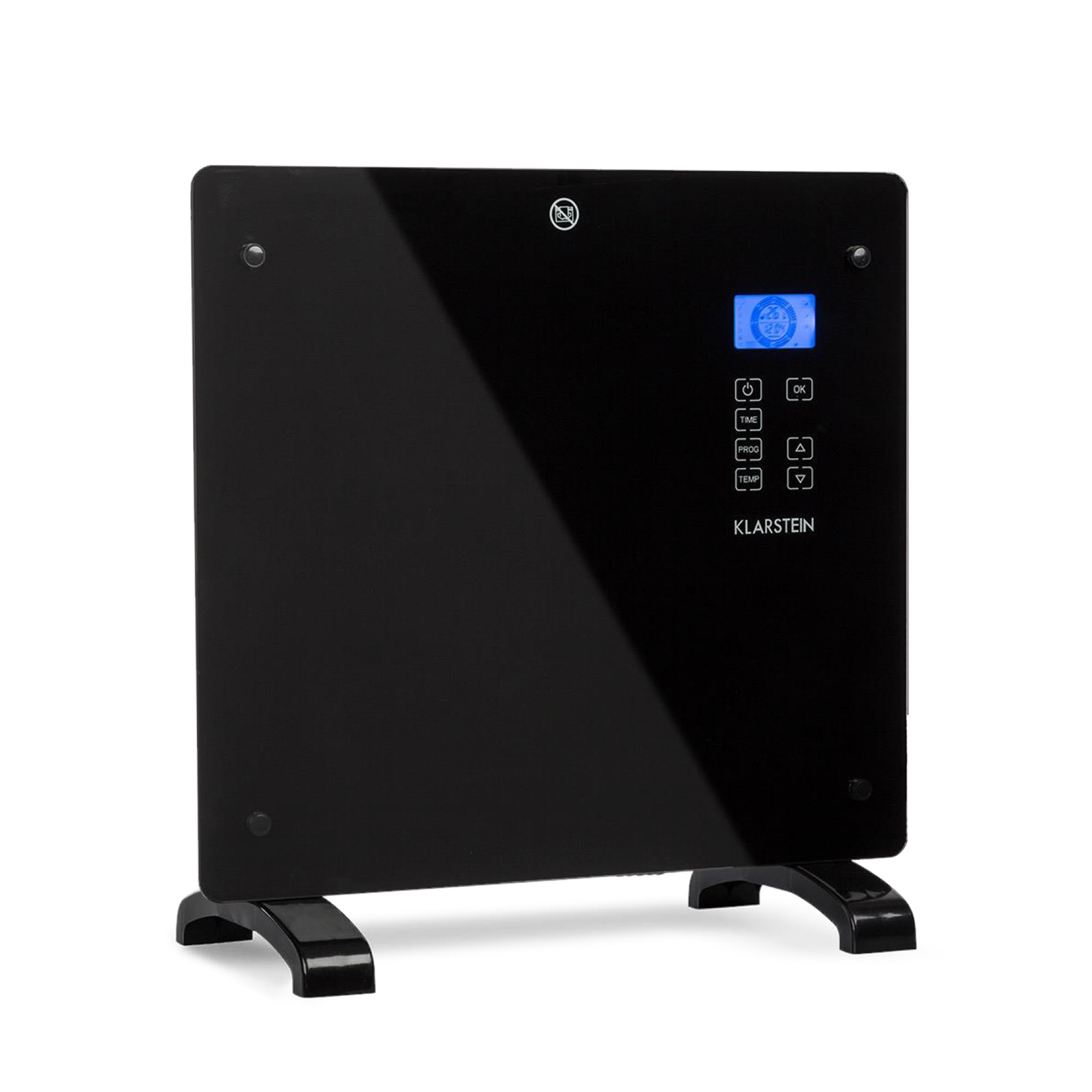 Klarstein Norderney, konvekcijska grijalica, termostat, timer, 1000 W, 20 m², crna