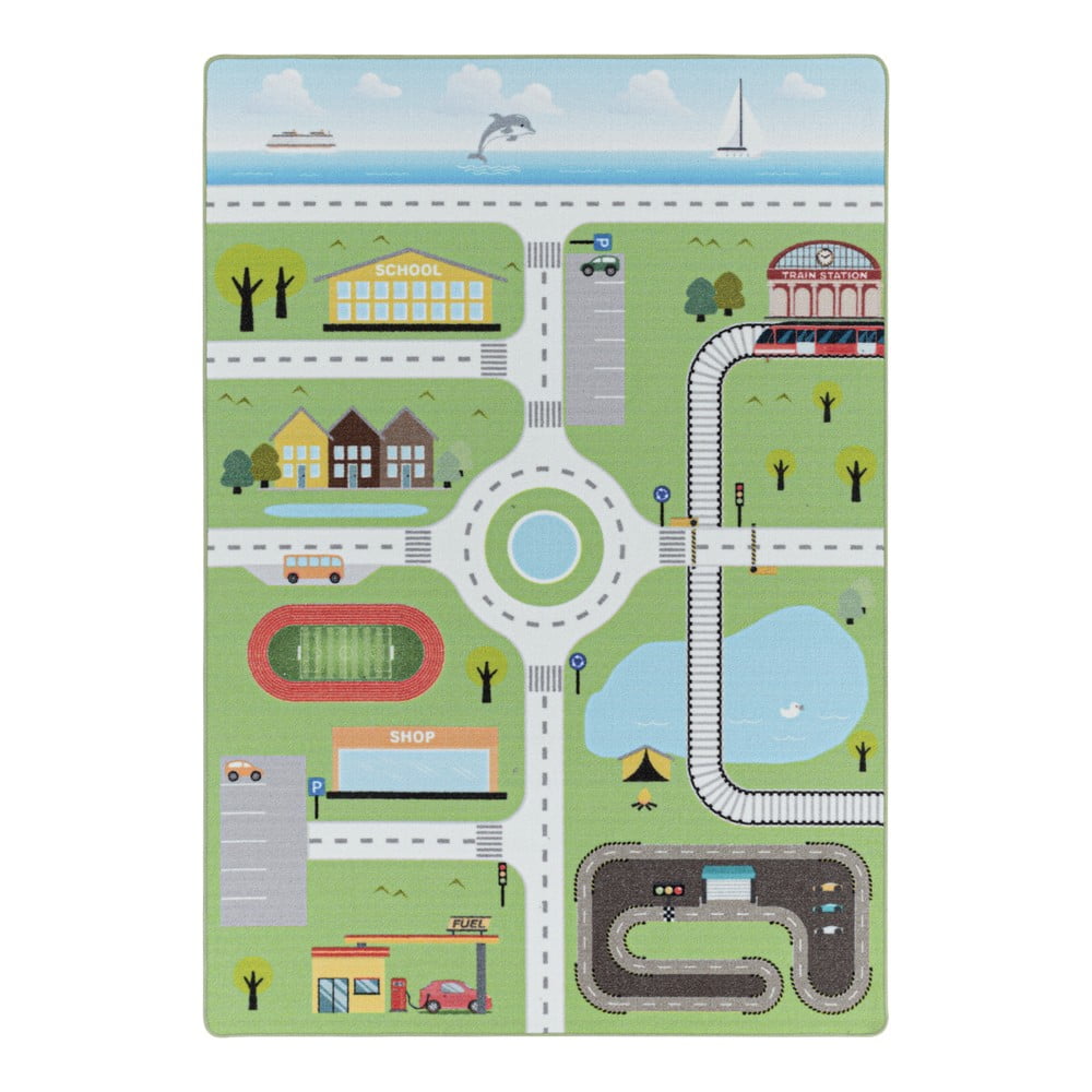 Zeleni dječji tepih 80x120 cm Play – Ayyildiz Carpets