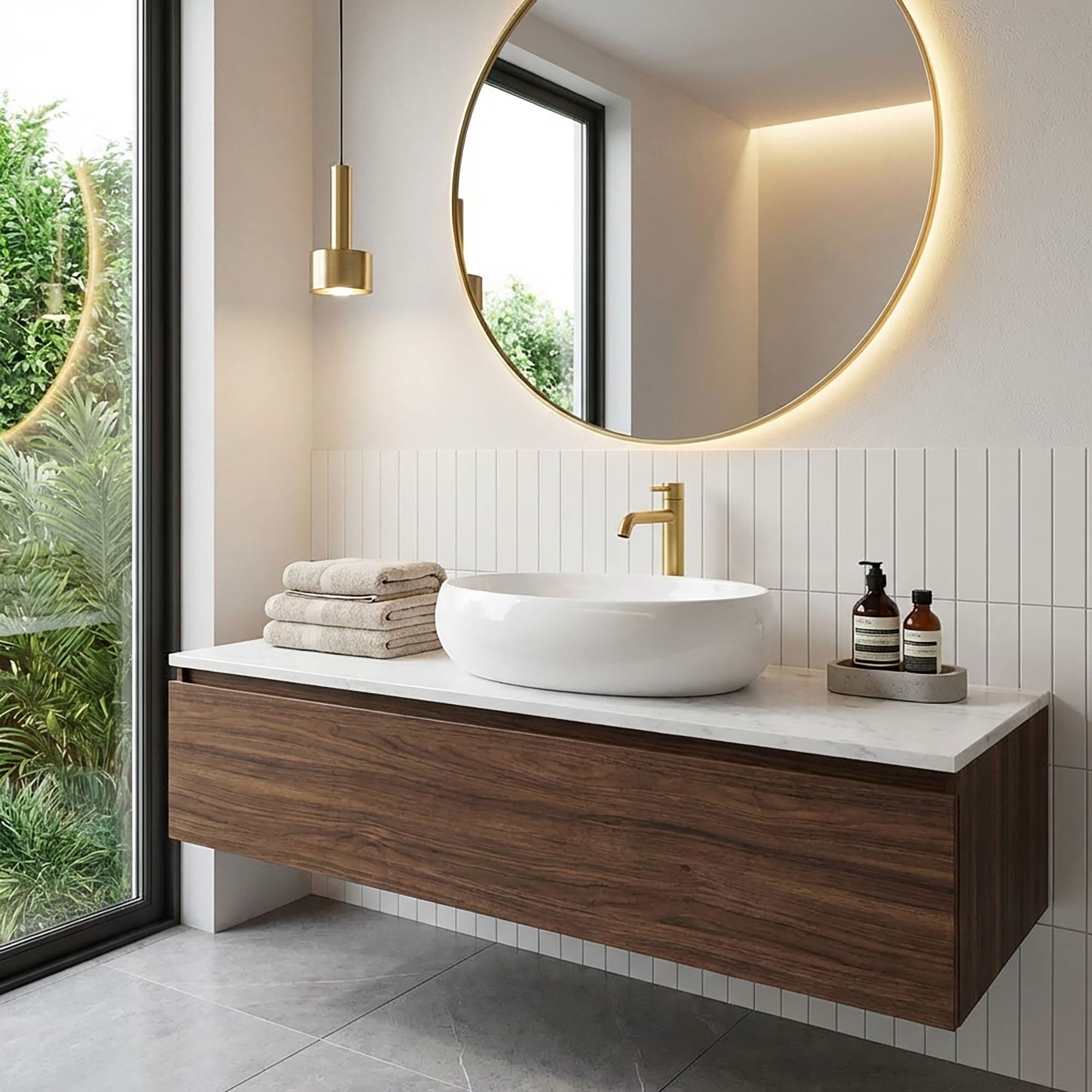 Nadgradni umivaonnik Rea Linda