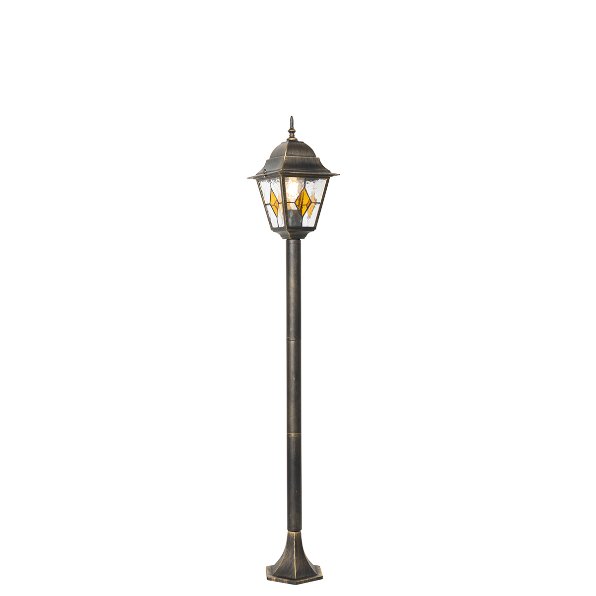 Vintage vanjska lampa na podu antikno zlato 120 cm - Antigua