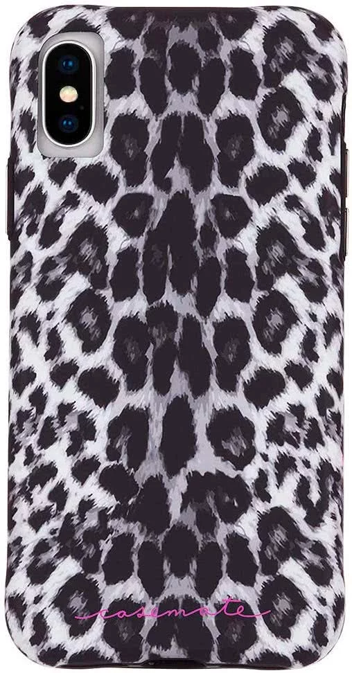 Maska Case-Mate Wallpapers iPhone XS Max Gray Leopard (CM038134)