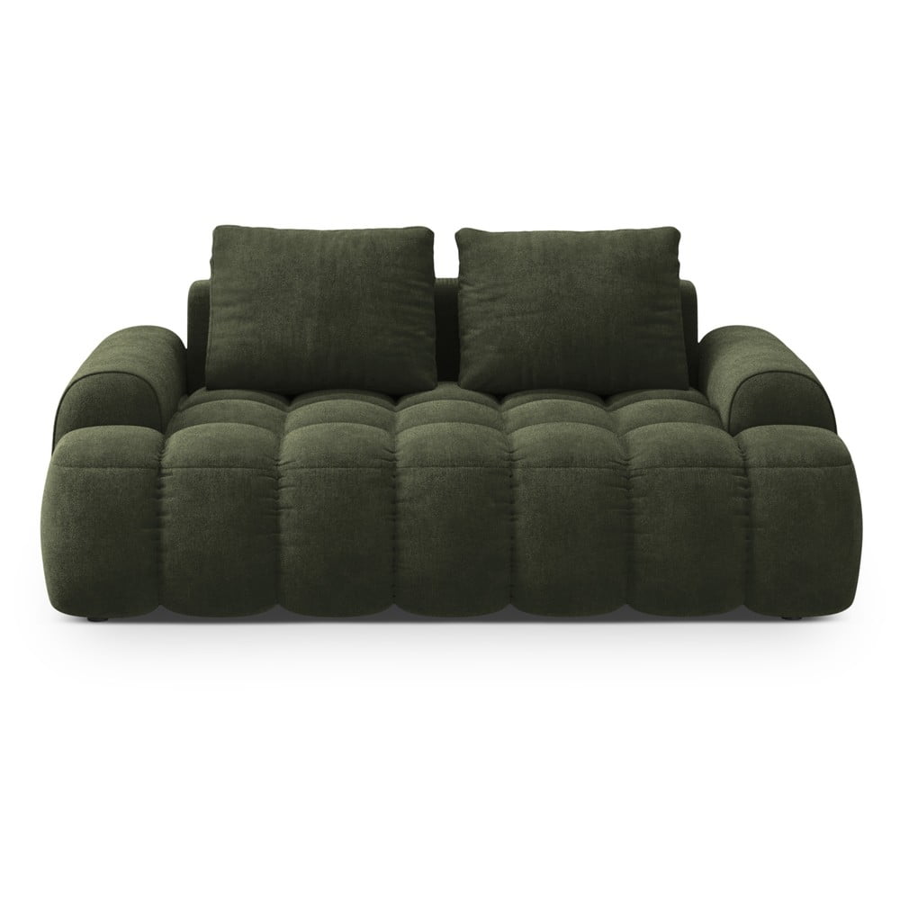 Zelena baršunasti sofa 175 cm Linz – Cosmopolitan Design